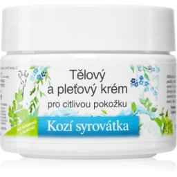 Bione Cosmetics Goat Whey Cremă nutritivă pentru față și corp pentru piele sensibila 260 ml