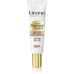Lirene Derma Pigment Control Covering BB Cream SPF 50 Creama BB impotriva petelor ce ofera stralucire culoare 01 Light 30 ml