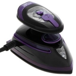 Fier de calcat AD 5049, 420 W, Talpa ceramica, Negru/Mov