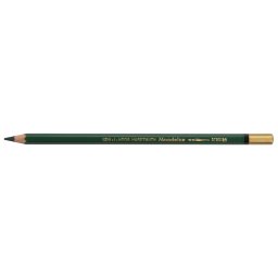 Creion colorat Mondeluz Aquarell KOH-I-NOOR, verde inchis