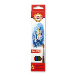 Set 6 creioane colorate KOH-I-NOOR Aquarell PESTI