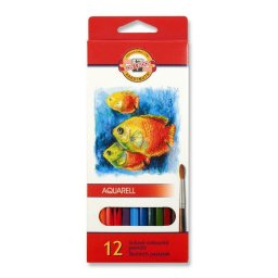 Set 12 creioane colorate KOH-I-NOOR Aquarell PESTI
