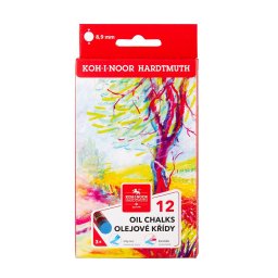 Set creta uleioasa KOH-I-NOOR GIOCONDA rotunda, 12 buc