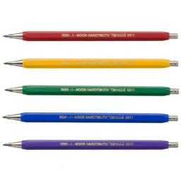Creion mecanic 2 mm din plastic VERSATIL KOH-I-NOOR, diverse culori