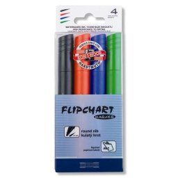 Set 4 markere pentru flipchart KOH-I-NOOR