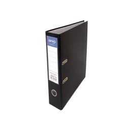 Biblioraft plastifiat SPREE 7,5 cm, negru