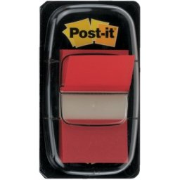 Index Clasic autoadeziv Post-It, 50 buc/set, rosu