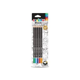 Set creioane grafit CARIOCA Black, 5 buc/set