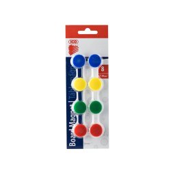 Magneti 20 mm pentru Whiteboard ICO, 8 buc/set