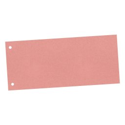 Separatoare carton pentru biblioraft, 160g/mp, 105 x 240 mm, 100 buc/set - rosu