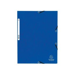 Mapa din carton cu elastic EXACOMPTA - albastru