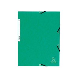 Mapa din carton cu elastic EXACOMPTA - verde
