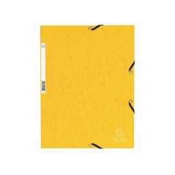 Mapa din carton cu elastic EXACOMPTA - galben