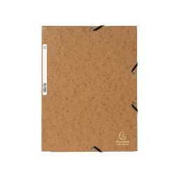 Mapa din carton cu elastic EXACOMPTA - maro