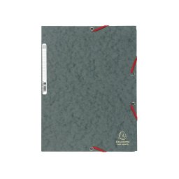 Mapa din carton cu elastic EXACOMPTA - gri