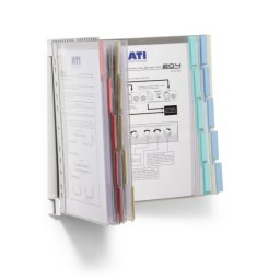 Suport metalic mural A4 10 folii incluse Durable