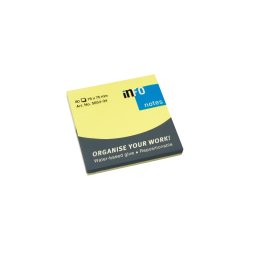 Notes adeziv Briliant 80 file, 75 x 75 mm - galben