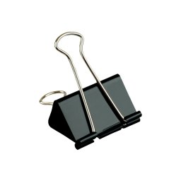 Clipsuri metalice 51 mm, negru, 12 bucati/cutie