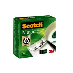 Banda adeziva Scotch Magic, 19 mm x 33 m
