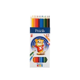 Creioane color Creative Kids, 12 culori/set