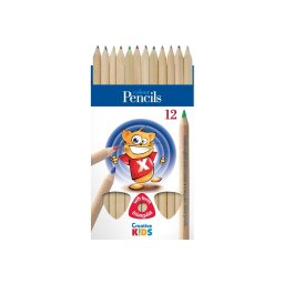 Creioane color triunghiulare Creative Kids, 12 culori/set