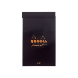 Agenda Rhodia Classic Pocket, 7,5 x 12 cm, 40 file