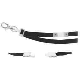 Banda textila pentru ecuson 10 mm, negru
