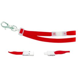 Banda textila pentru ecuson 10 mm, rosu