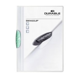 Dosar plastic cu clip Swingclip Durable, turcoaz