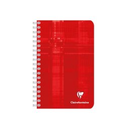 Caiet cu spira Clairefontaine A6+, matematica
