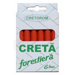 Creta forestiera rosie CRETOROM, 6 buc/set