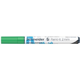 Marker cu vopsea acrilica Schneider Paint-It 310, varf rotund 2 mm, verde