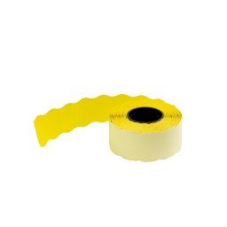 Rola pret 26×16 mm, 1000 buc, galben