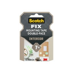 Banda dublu adeziva montare suprafete interioare, 19 mm x 1.5 m, Scotch-Fix™