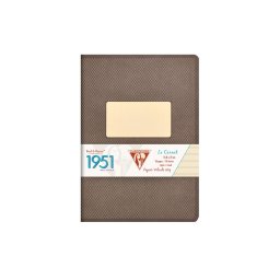 Caiet capsat A5+(14,8x21cm), 48 file, Clairefontaine 1951, negru