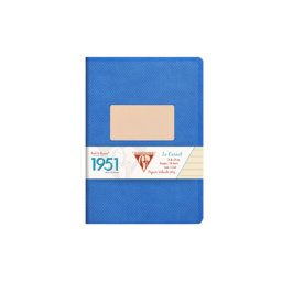 Caiet capsat A5+(14,8x21cm), 48 file, Clairefontaine 1951, albastru
