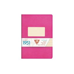 Caiet capsat A5+(14,8x21cm), 48 file, Clairefontaine 1951, roz