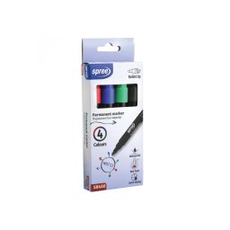 Set markere permanente, 4 buc/set