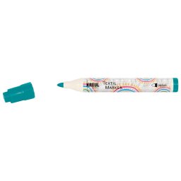 Marker pentru textile KREUL, varf mediu, turcoaz