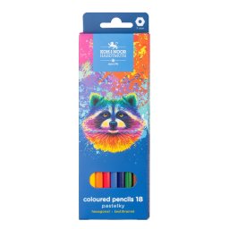 Set creioane colorate hexagonale KOH-I-NOOR RATON, 18 buc/set
