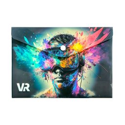 Mapă personalizată cu buton, A5, PP, Panta Plast, VR