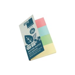 PageMarker reciclat 20 x 50 mm 4 culori/set, 160 file, Nature Info Notes