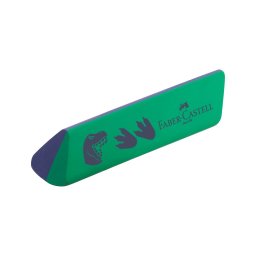 Radieră creion dust free Faber-Castell, dinozauri