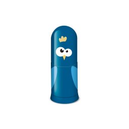 Ascuțitoare plastic simplă cu container și radieră animale Faber-Castell