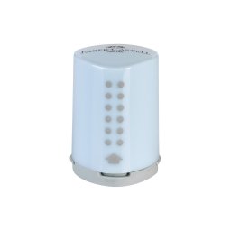 Ascuțitoare plastic simplă cu container mini grip 2001 Faber-Castell, bleu
