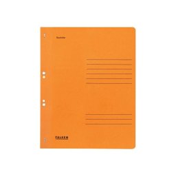 Dosar carton color cu capse 1/1, A4, 250 g/mp, Falken, portocaliu