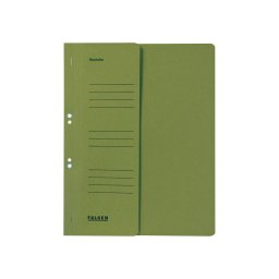 Dosar carton color cu capse 1/2, A4, 250 g/mp, Falken, verde