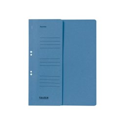 Dosar carton color cu capse 1/2, A4, 250 g/mp, Falken, albastru