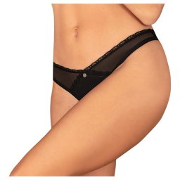 Obsessive - tanga deschisă - dantelă neagră