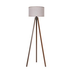 Lampadar Duolla 1xE27/60W/230V d. 44 cm bej/wenge